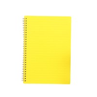 Carnet A5 spirale noir mignon avec logo imprimé, reliure Wire-O, pochette en papier, vente en gros, personnalisable