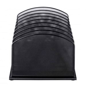 Metal Mesh 8 Tier Vertical Desktop <b>File</b> <b>Organizer</b> Powder Coat Finish Durable Steel Mesh Construction Metal Desk <b>Organizer</b> - Product Image 3