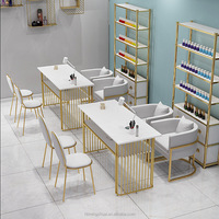 Canapé de luxe en velours pour salon de manucure, chaise de relaxation, accessoire de maquillage, pour pose d'ongles, 15 pièces