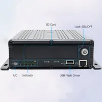 8ch 720p 960p AHD 2TB כונן קשיח SSD Mdvr Gps G-חיישן H.264 בזמן אמת הקלטת 8 דרכים מעורר קלט הצמדת מראה נייד Dvr