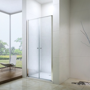 Italien Baignoire Encadrée En Aluminium de <span class=keywords><strong>Douche</strong></span> de Pivot de Verre Trempé Écran - Product Image 4