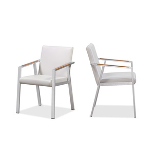 Comercial de lujo patio de aluminio de los muebles de mesa de <span class=keywords><strong>comedor</strong></span> al aire libre y sillas con madera de <span class=keywords><strong>teca</strong></span> - Product Image 6
