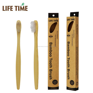 Listo para nave medio Ambiente eco amigable cepillos de bambú Degradable adj Etiqueta Privada bambu con carbón. - Product Image 3