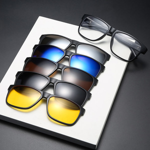 サングラスのDLC2247PC偏光ナイトビジョンクリップgafas de sol para hombre - Product Image 2