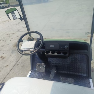 6 Passenger Electric Sightseeing Golf Cart Light Green Body - Product Image 6