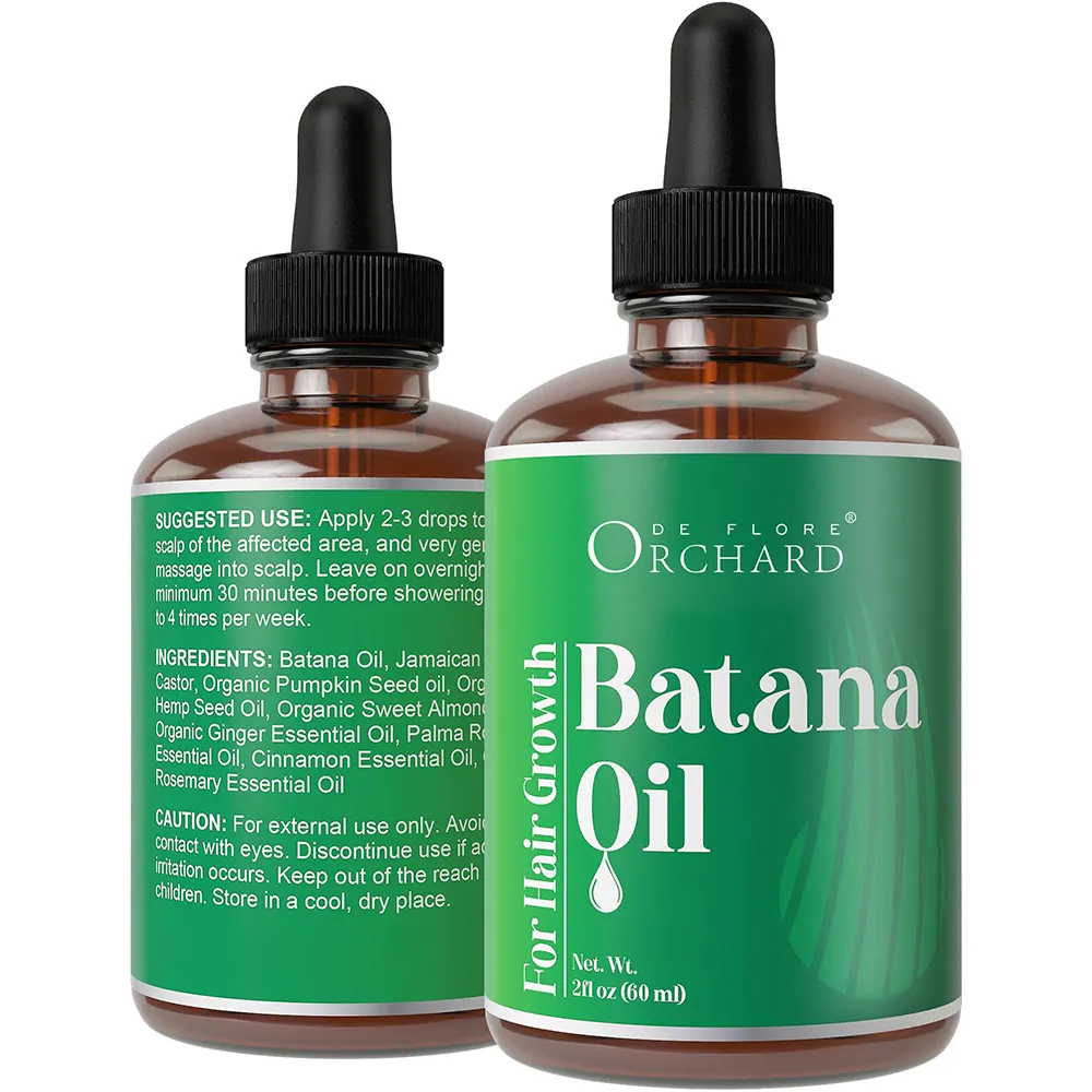 Best Seller Pure Organic Hair Oil With Jamaican Black Castor Nourish Hair Follicles Batana Hair Growth Oil