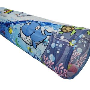 نفق بلاستيكي للأطفال باللون الأزرق اللطيف للاستخدام المنزلي، لعبة رياضية قابلة للطي وسهلة التنفس للأطفال من 5-7 سنوات، بيع بالجملة بأسعار رخيصة - Product Image 2