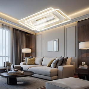 <span class=keywords><strong>Ventilateur</strong></span> de <span class=keywords><strong>Plafond</strong></span> Moderne sans Pales à LED <span class=keywords><strong>avec</strong></span> <span class=keywords><strong>Lumière</strong></span> Télécommandée, Éclairage Dimmable Protection Oculaire <span class=keywords><strong>Silencieux</strong></span> pour Hôtel et Toute la Maison - Product Image 5