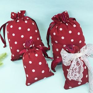 Wholesale Customized Recyclable Cotton Pouch Handheld Storage Pouch Inner Drawstring for Cosmetics Wedding Necklaces Gemstones - Product Image 1