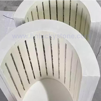 Boîtiers de poêle en fibre céramique de qualité HP certifiés ISO9001, blancs, 1200C