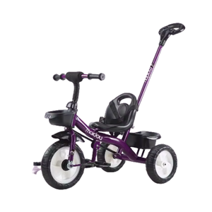 Tricycle portable pour enfants à <span class=keywords><strong>3</strong></span> <span class=keywords><strong>roues</strong></span>, vélo à pousser très populaire pour les tout-petits de <span class=keywords><strong>2</strong></span> à 4 ans, idéal pour les jeux en extérieur - Product Image 1