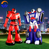 Nuevos Inflables Publicitarios Personalizados 2026, Modelo de Robot Transformers Inflable con IA para Decoración de Centros Comerciales, con Soplador