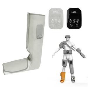 Masajeador de piernas de compresión de aire inalámbrico desmontable OEM ODM con calor para la circulación del muslo de la pantorrilla del pie recuperación muscular alivio del dolor - Product Image 2