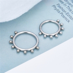 Anneaux de nez, clickers de septum, boucles d'oreilles, bijoux de piercing pour cartilage, hélix, daith, <span class=keywords><strong>lobe</strong></span> d'<span class=keywords><strong>oreille</strong></span> en Titane ASTM F136 et G23, pour femmes, mode - Product Image 6