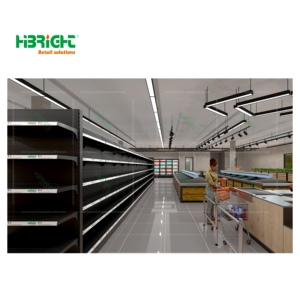 Bán lẻ cửa hàng tạp hóa bố trí 2D 3D thiết kế Rack hiển thị nhà sản xuất siêu thị thiết bị sàn kế hoạch - Product Image 3