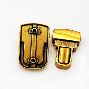 TANAI Ensemble de fermoirs universels tendance pour sacs à main – Accessoires de quincaillerie en fer pour articles en cuir DIY, tête de serrure en fer - Product Image 4