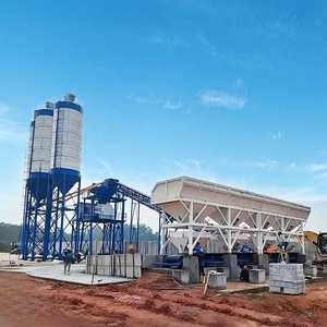 Planta de Concreto Premezclado de 120 M3/H Hzs120 con Bomba, Línea de Producción con Control Totalmente Automático, Energía Eléctrica, Costo Indonesia - Product Image 2