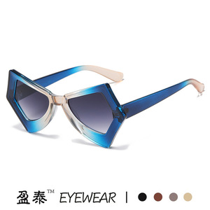 Eyewear Cat Eye Sunglasses <b>Pink</b> PC <b>Frame</b> UV400 Women Fashion - Product Image 2