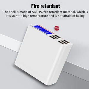 Chargeur <span class=keywords><strong>USB</strong></span> LCD 6 ports Chargeur intelligent universel <span class=keywords><strong>avec</strong></span> plusieurs stations de charge pour téléphone HUB <span class=keywords><strong>USB</strong></span> électrique 40W pour ordinateur portable - Product Image 4