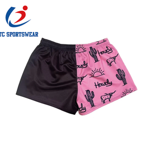 OEM Logo Rugby <span class=keywords><strong>pantaloncini</strong></span> da <span class=keywords><strong>calcio</strong></span> <span class=keywords><strong>per</strong></span> uomo donna stampa a colori su misura sublimazione palestra da corsa <span class=keywords><strong>pantaloncini</strong></span> Footy - Product Image 4