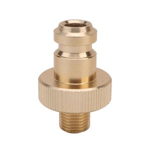 Conector de aluminio de acoplamiento rápido tipo espuma Mingou Nilfisk para boquilla de pistola pulverizadora de lavado de autos a alta presión - Product Image 1