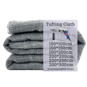 2025 Prêt Stock Personnalisable Professionnel Tapis Primaire <span class=keywords><strong>Tufting</strong></span> Tissu Allemand Gris Moines Tissu <span class=keywords><strong>Tufting</strong></span> Pistolet pour Rembourrage Chaud - Product Image 1