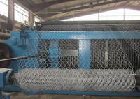Ligne de production de machines à souder pour grillage gabion double hexagonal (double torsion), pour les murs gabions et la protection des berges de rivière