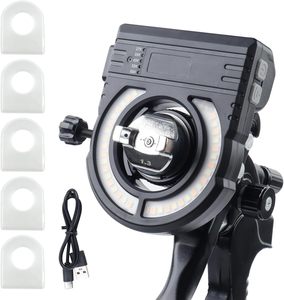 Pistolet à <span class=keywords><strong>peinture</strong></span> ROKO GL04 sans fil en plastique avec lumière LED et chargeur pour une pulvérisation uniforme et une réduction des retouches - Product Image 6