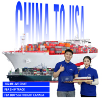 Agent d'expédition DDP Chine-Canada pour le fret de croissance, services multi-marchés DDP DDU FBA 3PL, livraison porte-à-porte, fret maritime LCL FCL, dédouanement