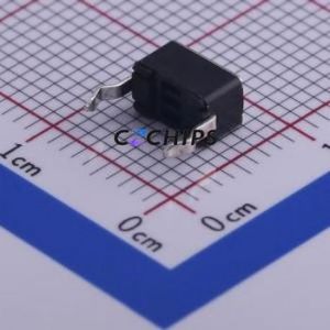 STP-1243 Tactile Switch Through hole Component (THT),3.5x6mm Switch Single Pole Single Throw Rectangle Button 1.8N Through Hole - Product Image 1