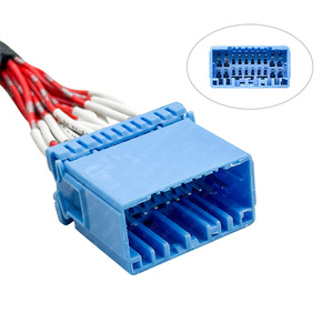 Faisceau de câblage personnalisé pour amplificateur DSP audio de voiture, 1 mètre, isolé en PVC, âme en cuivre, connecteurs adaptateurs étanches IP65 pour - Product Image 4