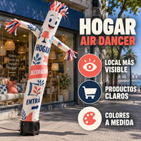 Ballons publicitaires gonflables Air Dancer pour la visibilité des magasins, décoration intérieure, présentoirs de produits transparents, couleurs personnalisées, vente en gros