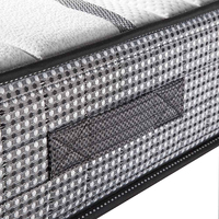 Matelas de haute qualité pour hôtel, protection du sommeil, en latex, en boîte, tailles Twin, Simple, King Size, avec ressorts ensachés en gel et mousse à mémoire de forme