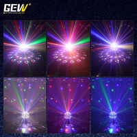 GEVV Home Party Dj KTV Disco DJ Lights DMX Télécommande Rotative Lumière LED RGB Stroboscopique à Tête Mobile Effet Boule Magique
