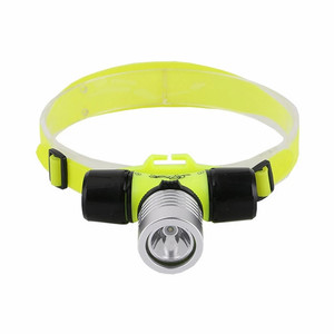 <span class=keywords><strong>ไฟฉาย</strong></span>ดำน้ำแบบคาดศีรษะ LED กำลังสูง 3W กันน้ำ พร้อมสายรัดซิลิโคน - Product Image 1
