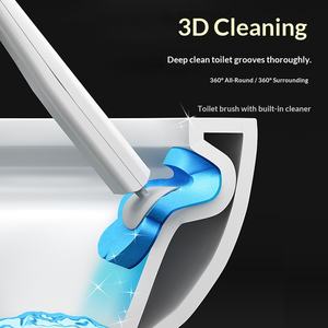 <span class=keywords><strong>Cubo</strong></span> de <span class=keywords><strong>Basura</strong></span> Jiean Hui para Baño, Inodoro/Sala de Estar, Tipo Presión, Contenedor de Papel, Diseño Cilíndrico para Espacios Reducidos, Tapa Extraíble - Product Image 4