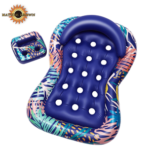 Materassino Gonfiabile in PVC <span class=keywords><strong>per</strong></span> Adulti, Tappetino Galleggiante <span class=keywords><strong>per</strong></span> Prendere il Sole, Zattera <span class=keywords><strong>per</strong></span> Relax all'Aperto, Lettino Galleggiante <span class=keywords><strong>per</strong></span> Piscina - Product Image 1