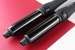 NB lebar elektrik dapat ditarik, sikat pengeriting ionik 33 MM kualitas tinggi panas termal bulu rambut LED temperatur - Product Image 2