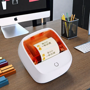 Mini không dây Sticker máy in BT nhãn nhiệt và mã vạch Máy in ảnh với giao diện USB trong kho - Product Image 1