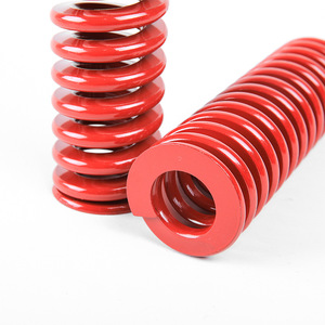 Resorte de compresión rectangular de acero al silicio-cromo, estándar ISO JIS, helicoidal a derecha, capacidad de carga de 1428 lb - Product Image 1