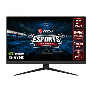 MSI G273 27นิ้ว IPS 165Hz 1MS แบนเกมกับ1920X1080 FHD สนับสนุน <span class=keywords><strong>NVIDIA</strong></span> <span class=keywords><strong>G</strong></span>-<span class=keywords><strong>SYNC</strong></span> เข้ากันได้ - Product Image 1