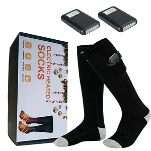 Battery Powered Self Heated Sports Socks Thermal Heat Sock With Accessories