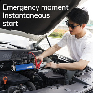 Démarreur de voiture 12000mAh/16000mAh/20000mAh avec compresseur d'air 150PSI, gonfleur de pneus numérique et lumière LED - 20000mAh - Product Image 6