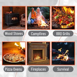 Lungo tempo di combustione 100% impermeabile carbone BBQ campeggio camino Fire Starter Wax Bag - Product Image 4