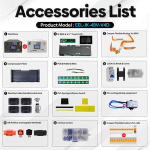 EEL最新デザイン48V280Ah JK BMSLCDボックスLifepo4バッテリーDIY空のケースエネルギー貯蔵バッテリーボックス - Product Image 6