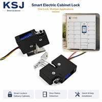 Serrure Électrique pour Casier à Colis Intelligent, Verrou Électronique pour Armoires de Livraison, de Retrait et de Stockage KSJ333D