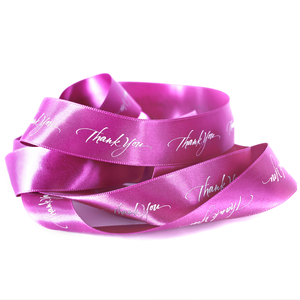 Bóng Phải Đối Mặt Với Lụa <span class=keywords><strong>Polyester</strong></span> Gói Bow <span class=keywords><strong>Ribbon</strong></span> Tùy Chỉnh In <span class=keywords><strong>Satin</strong></span> <span class=keywords><strong>Ribbon</strong></span> Với Logo Cho Hộp Quà Tặng Hoa Bao Bì - Product Image 4