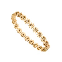 Gelang Rantai Titanium Merek Little Daisy FANKE untuk Wanita Desain Xia Xiaozhong Dekorasi Tangan untuk Acara Pesta Mewah Ringan