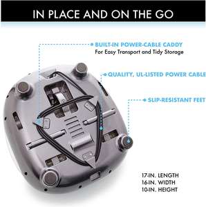Masajeador eléctrico Shiatsu para pies, máquina masajeadora de pies con calefacción por compresión de aire rodante para circulación - Product Image 5