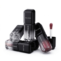 Gloss à lèvres liquide minéral transparent vegan à paillettes, haute pigmentation, longue tenue, hydratant, waterproof, avec logo personnalisé et marque privée